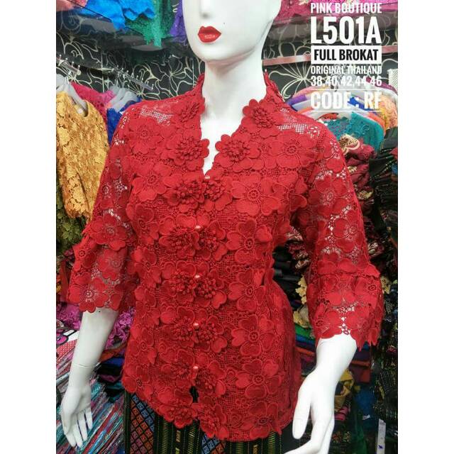 Baju brokat Merk Pink Butik ori Bangkok size 44/XXL (ld 112)