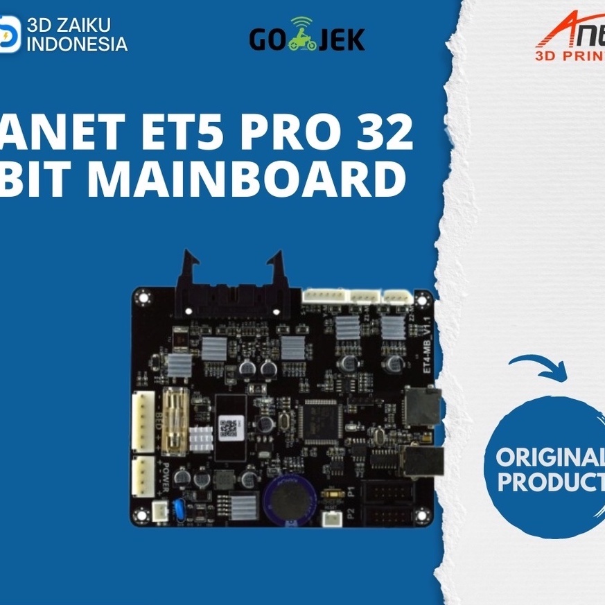 Original Anet ET5 Pro 32 Bit Mainboard with Silent TMC 2208 Driver