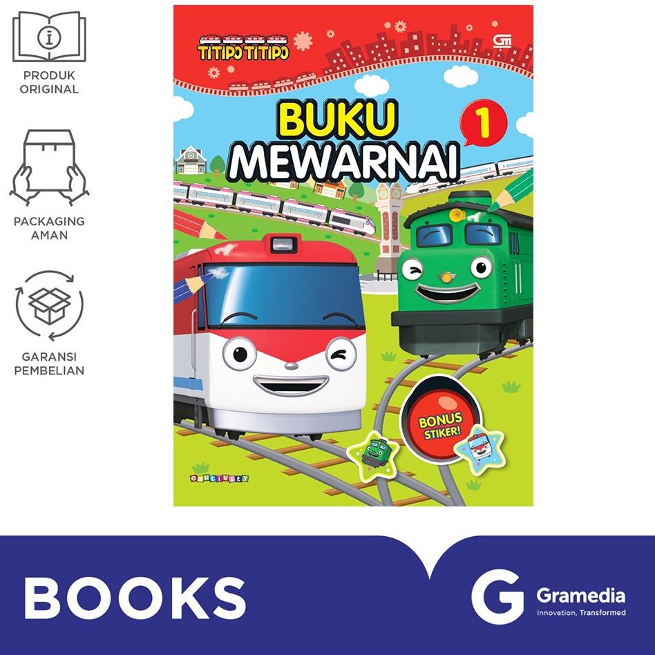 TERLARIS Titipo: Buku Mewarnai 1 buruan