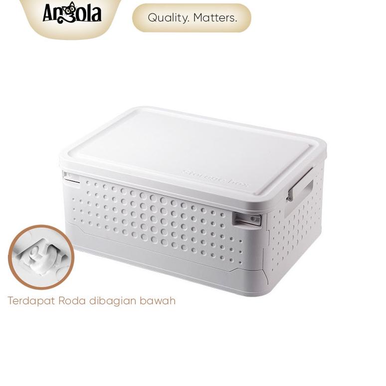 ANGOLA STORAGE BOX LIPAT C33 FOLDING CONTAINER BOX TEMPAT BAJU/MAINAN KOTAK PENYIMPANAN TERLARISS...
