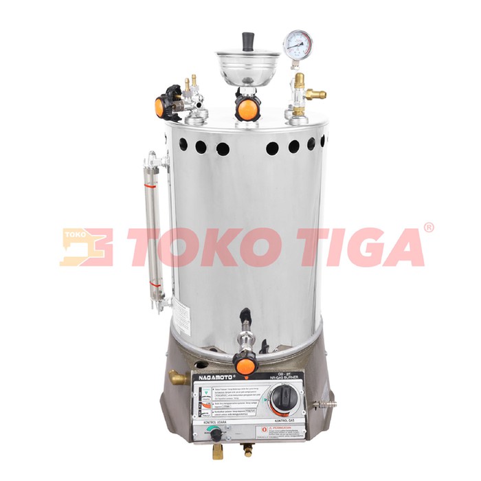 Setrika Uap Gas - Steam Boiler Otomatis 25 Liter NAGAMOTO GB-27M/GB27M