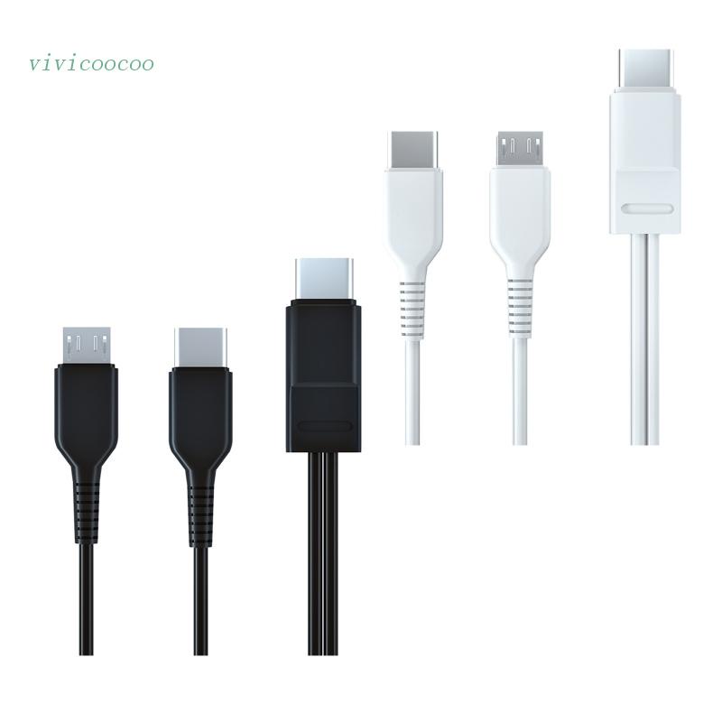 Vivi Kabel Data / Charger 2 in 1 Micro USB Tipe C Fast Charging