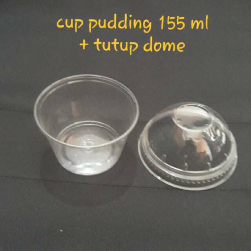 Cup Puding Puyo uk 155 ML + Tutup Dome