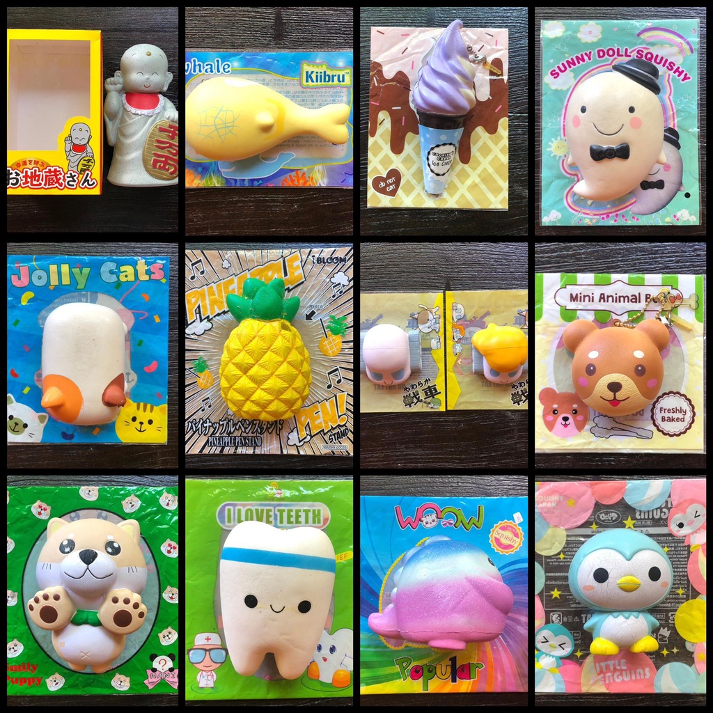 FLASHSALE SQUISHY LICENSED PRELOVED IBLOOM PUNIMARU TOYSBOXSHOP KIIBRU CONNIE ANGIE WOOW NANI MURAH