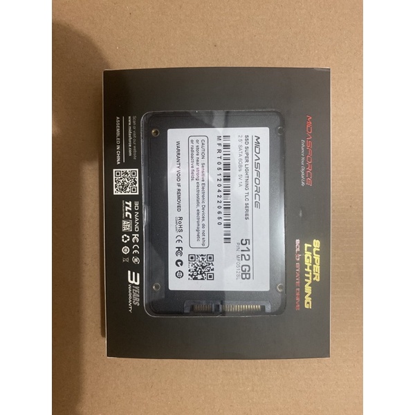 SSD MIDASFORCE 512GB SATA III RESMI