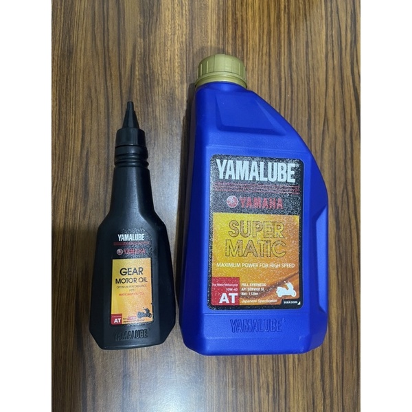 Paket oli Yamalube Super Matic 10w-40 (1L)  dan yamalube gear 150ml cocok untuk NMAX AEROX LEXI XMAX