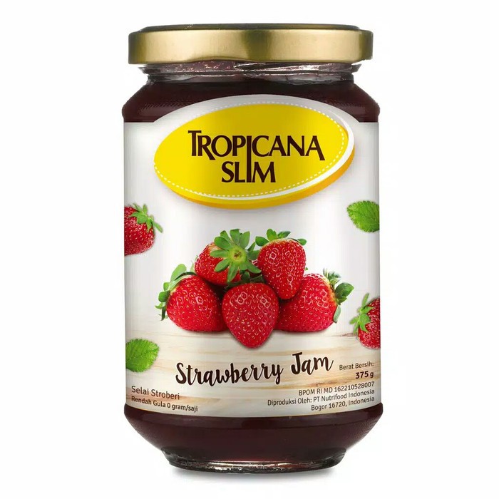 

Tropicana Slim Jam Strawberry 375g selai strowberi