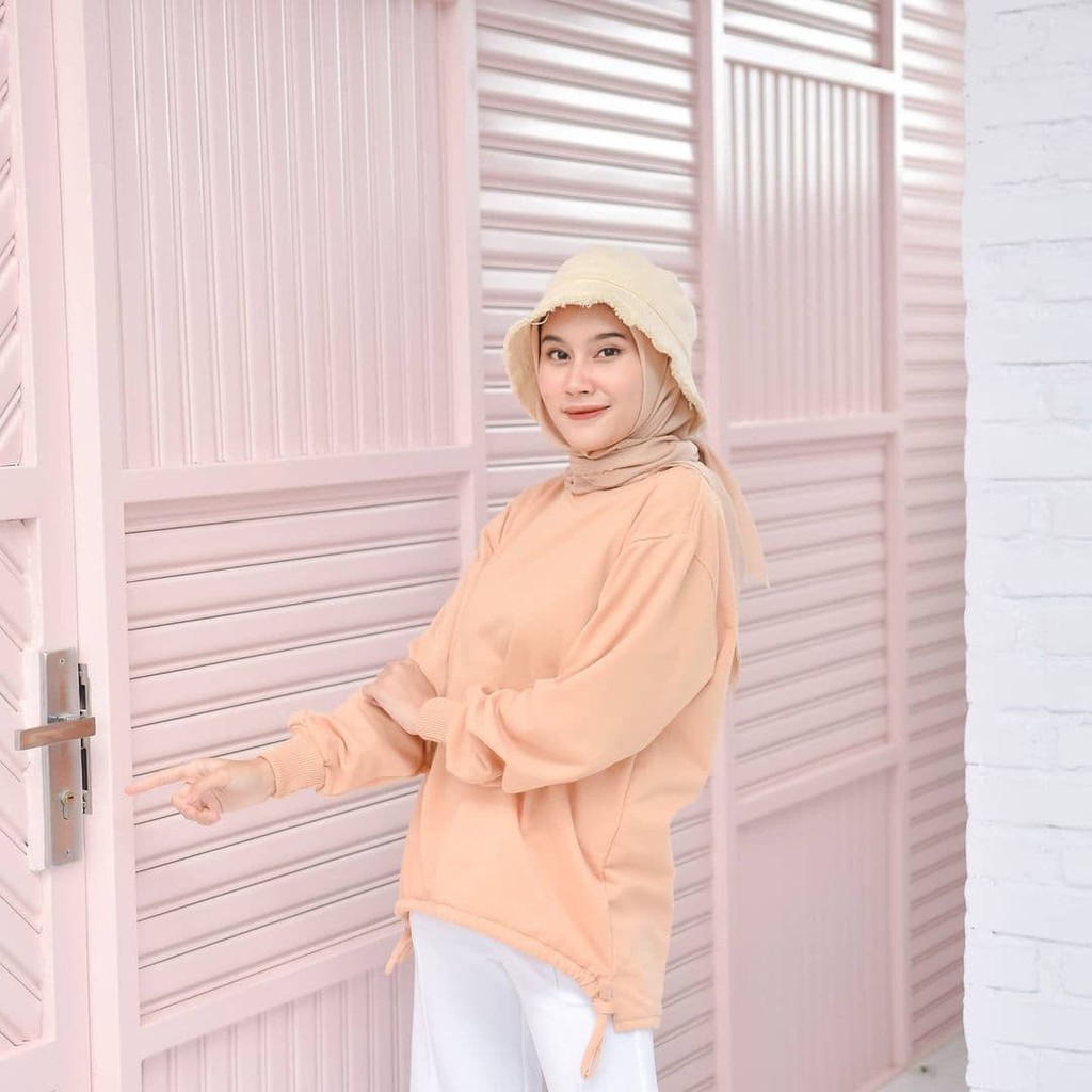 Nara Grosir - Sella Kerut Sweater l Fashion Sweater Terbaru