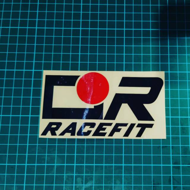 Sticker Cutting Racefit Black