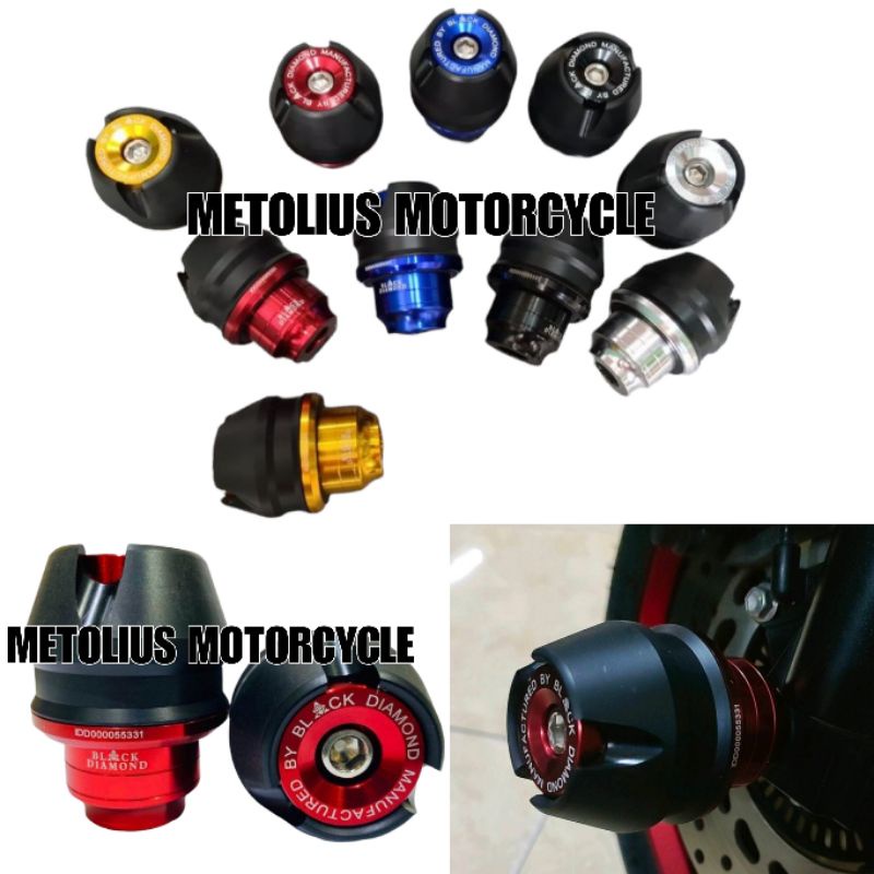 jalu as roda depan black diamond nmax aerox lexi xmax jalu as roda