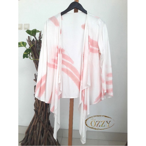 Outer Cardigan Baby Pink Batik Ozzy Pekalongan