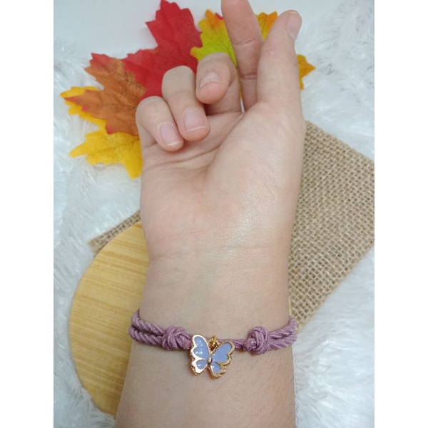 GELANG TALI  ULIR PURPLE