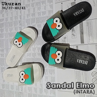 Sandal Wanita Selop Karakter Elmo