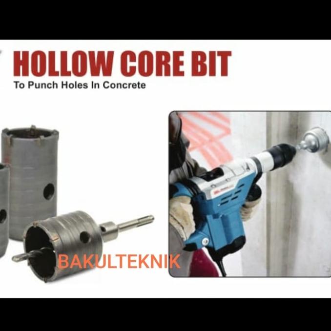 50mm Hollow Drill Core Bit / Holesaw Beton / Mata Bor Beton 50mm + as PROMO MURAH