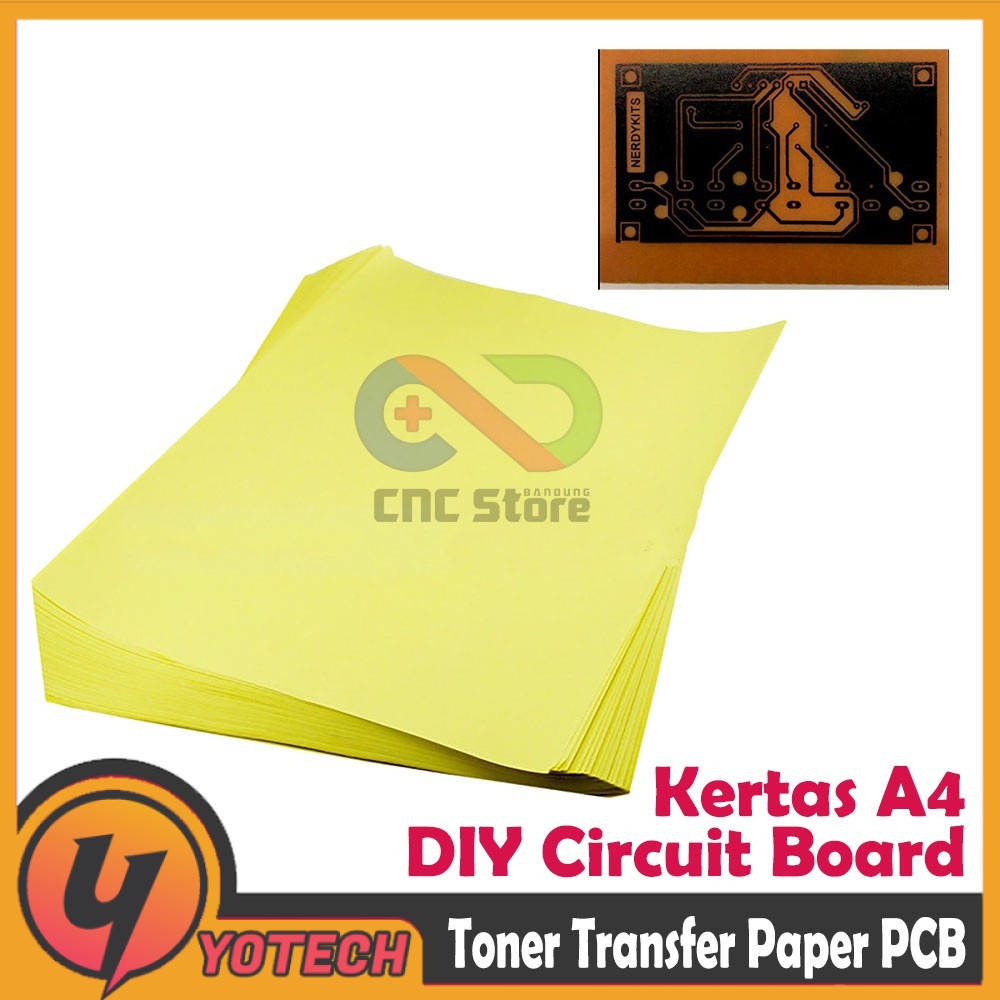 

DIY KERTAS THERMAL TRANSFER PCB A4 KUNING LASER TONER