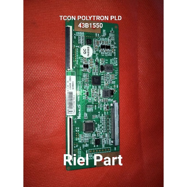 TCON - TICON - TIKON LOGIC BOARD TV LED POLYTRON PLD43B1550W - PLD43B1550 - PLD 43B1550 - PLD43B150 