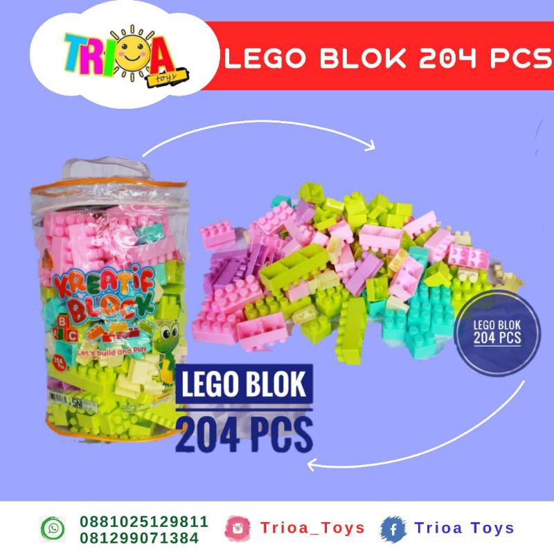TR LEGO BLOCK UKURAN BESAR/LEGO BRICKS/MAINAN EDUKASI