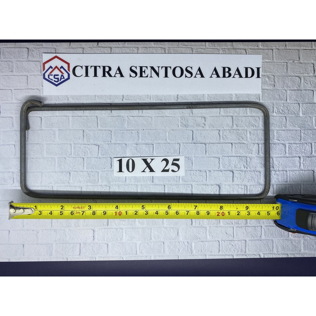 BESI RING BEHEL / BESI BEGEL BETON / SENGKANG. 10 x 25cm. BESI 8mm FULL KSTY