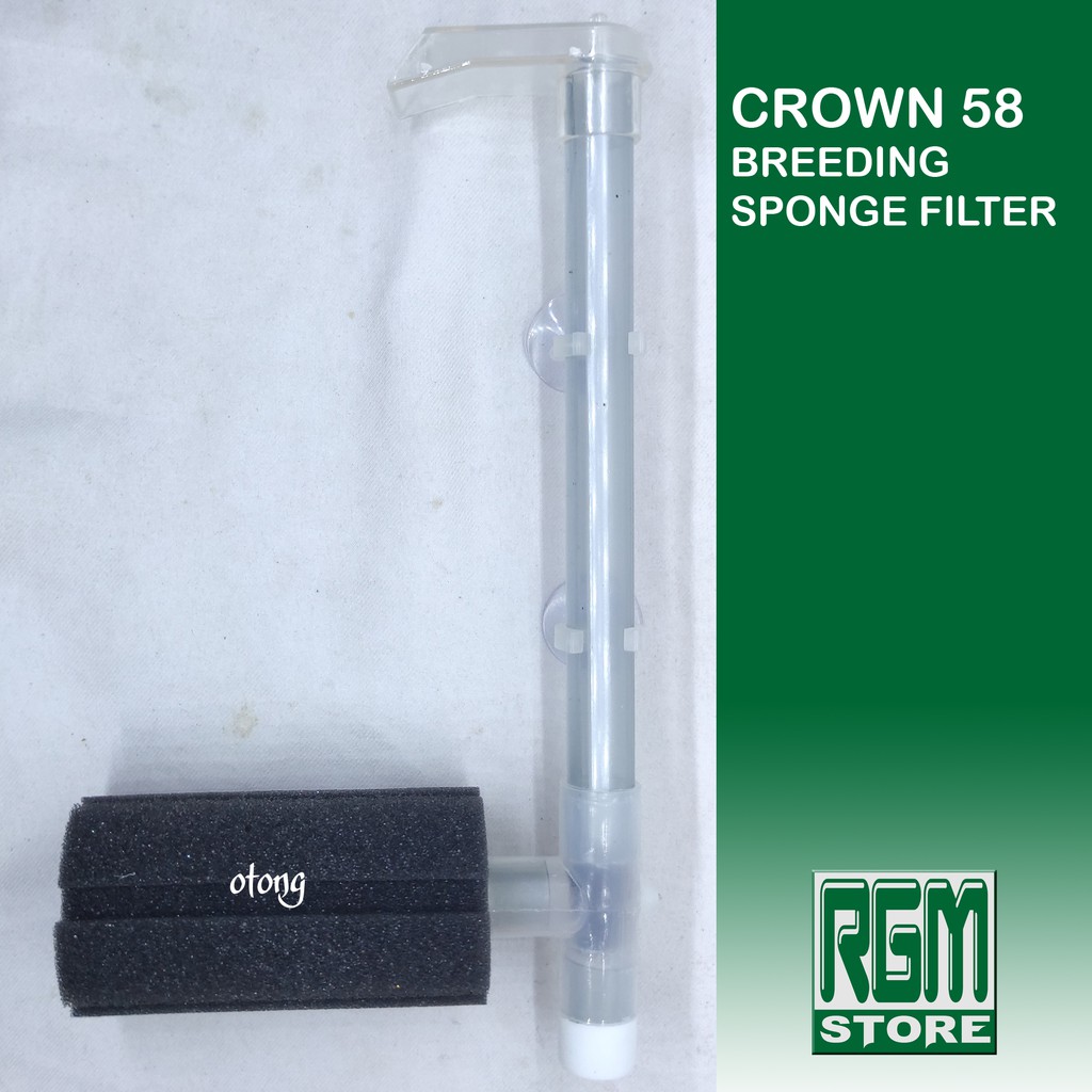 crown Breeding Sponge Filter Aquarium Aquascape murah