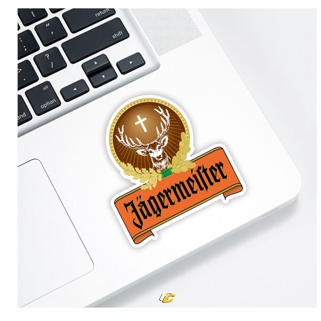 

JAGERMEISTER LOGO STICKER | stiker laptop helm motor mobil universal