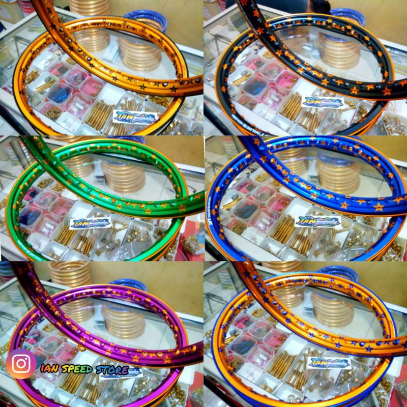 Velg Dft Star Pro Thailand 2buah x 140 ring 17 = 1set TERMURAH