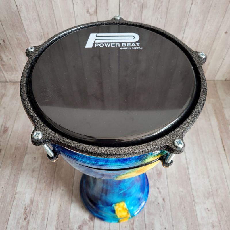 Dumbuk Pinggang Calti Darbuka Hadroh Dewasa Mika Power Beat 8 inch Motif Marmer Kualitas Terjamin