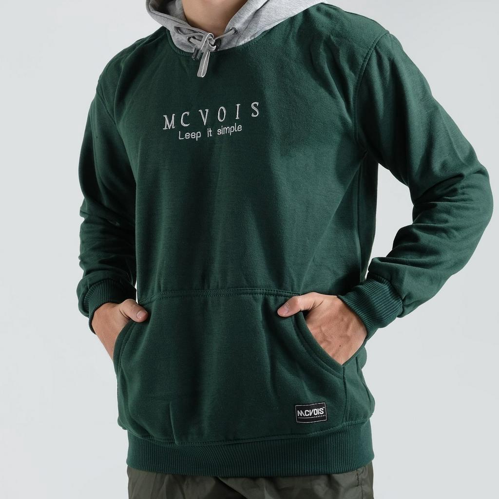 Sweater Hoodie McVois Bordir Pria Wanita Premium Distro (Bisa COD)