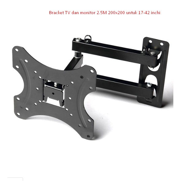 Promo Bracket Tv Dan Monitor 2.5M 200X200 Untuk 17-42 Inchi