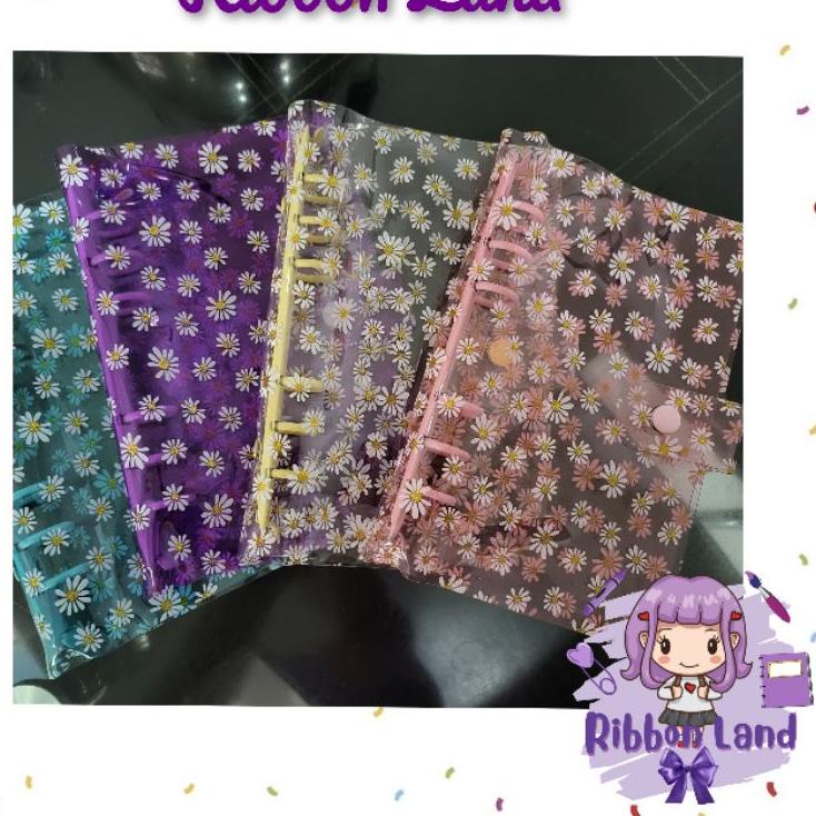 

Top Delivery A6 Cover (TIPIS) Binder Bunga Daisy Ring Besi Warna