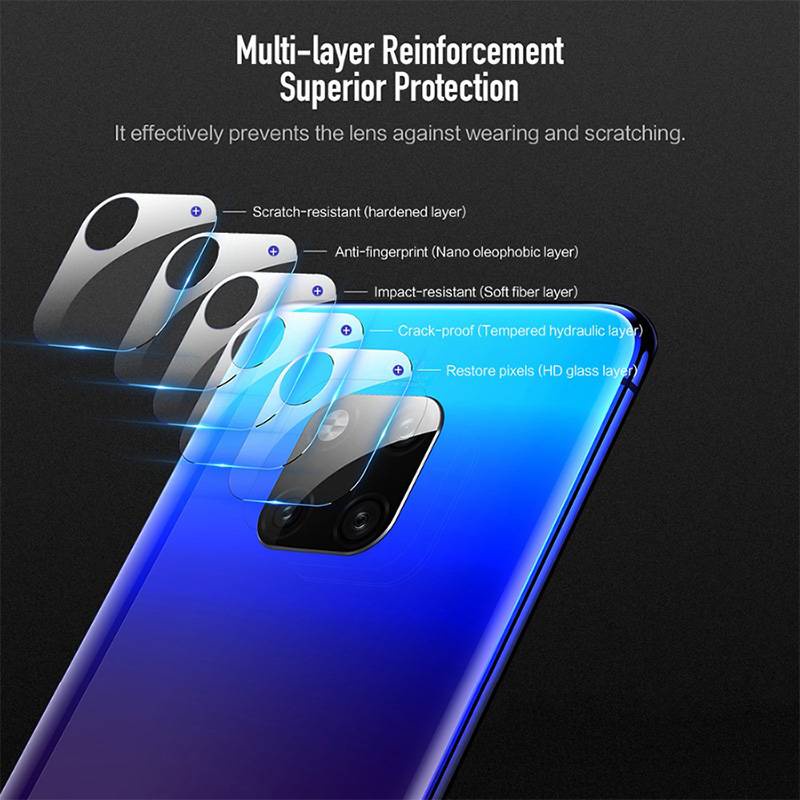 1-3PCS Protective Film for Huawei Mate 20 30 40 Pro Screen Protector Phone Camera Len Film for Huawei P20 P30 P40 Pro Protector