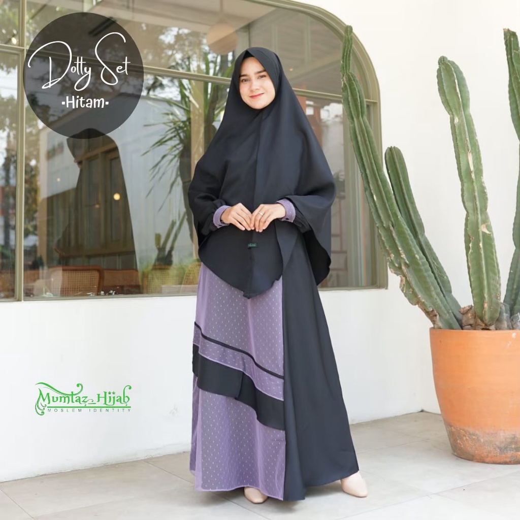 Gamis Dotty set by Mumtaz hijab (free cadar)