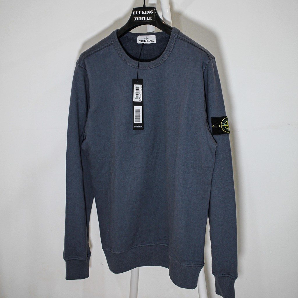 stone island navy crew neck