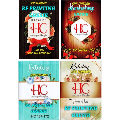 Katalog Blangko  Undangan HC Terbaru