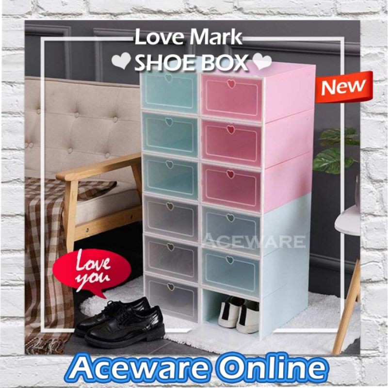kotak sepatu tempat sepatu box sepatu serbaguna