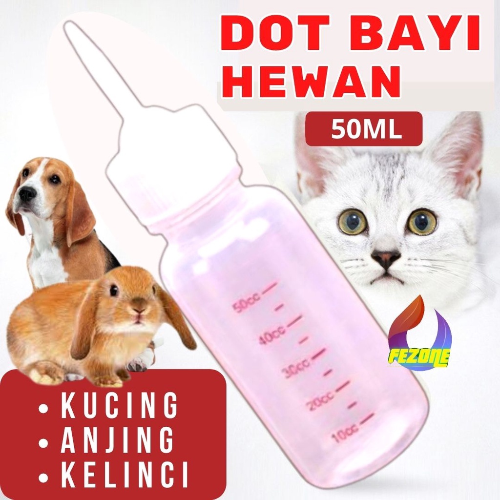 Dot Bayi Kucing Anjing Kelinci Hewan Baru Lahir Corong Nipple Kecil Special Edition FEZONE