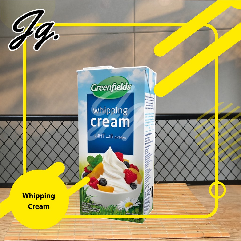 Jual WHIPPING CREAM GREENFIELD 1000 ML Shopee Indonesia
