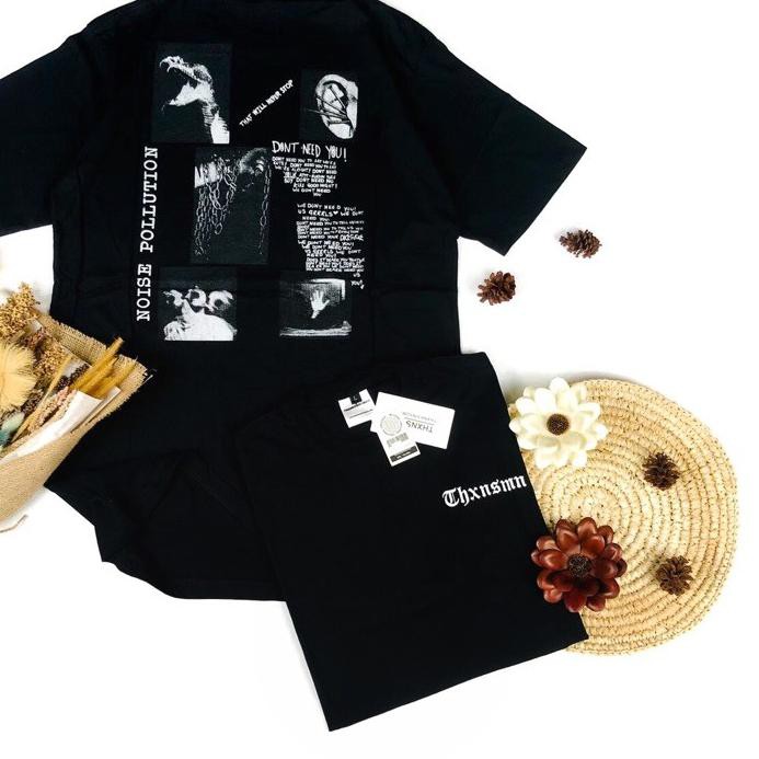 ☊ Kaos THANKSINSOMNIA Baju Grosir Pakaian Pria Tshirt THXNSMN FULLTAG & LABEL kaos Bandung Surfing ♂