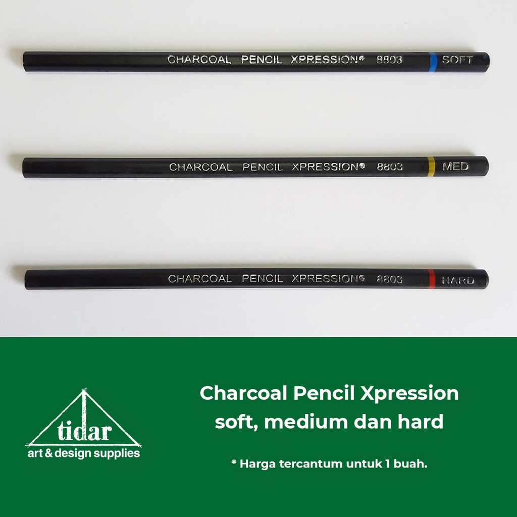 

[MR] Charcoal Pencils Xpression 8803 - Pensil Arang Ekspresion / Expression