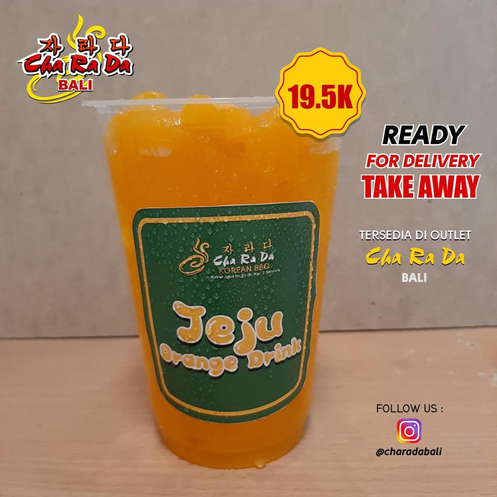 

JEJU ORANGE DRINK CHARADA