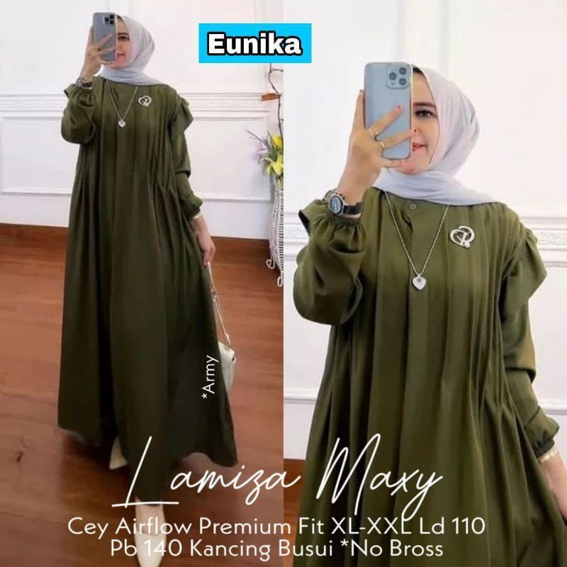 DRESS MUSLIM, baju wanita, baju gamis, dress, gamis, Baju gamis, fashion wanita, Lamisa maxy