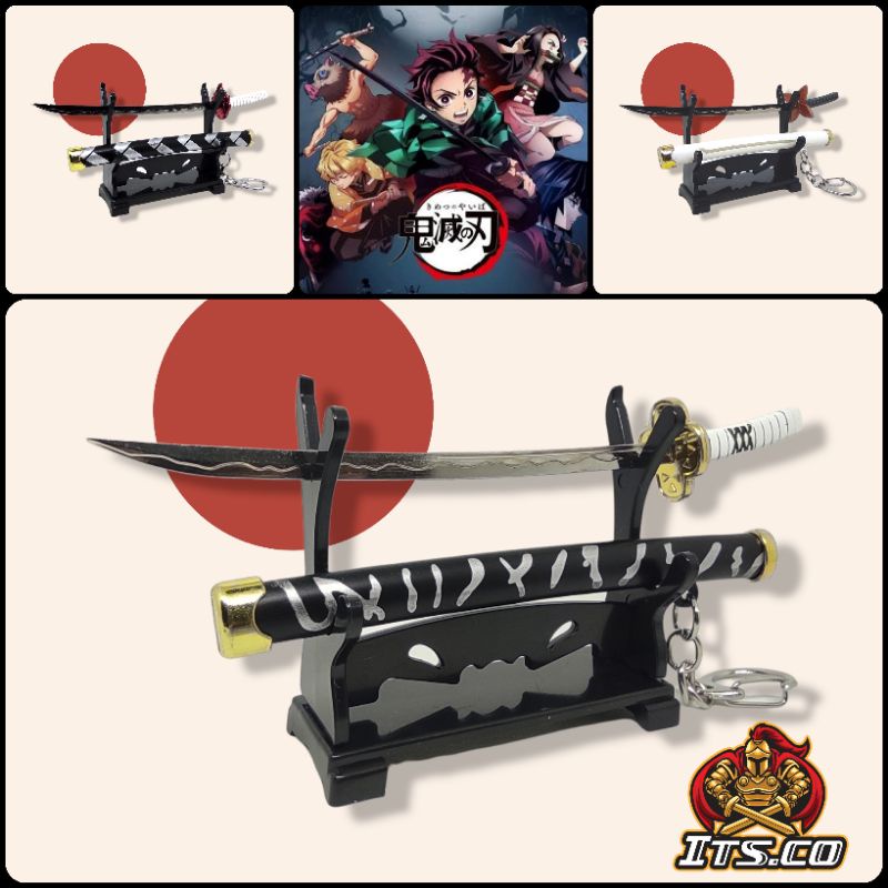 Keychain Pedang Nichirin Kimetsu no Yaiba Demon Slayer Tanjiro Zenitsu Kanao Rengoku Shinobu | Akses