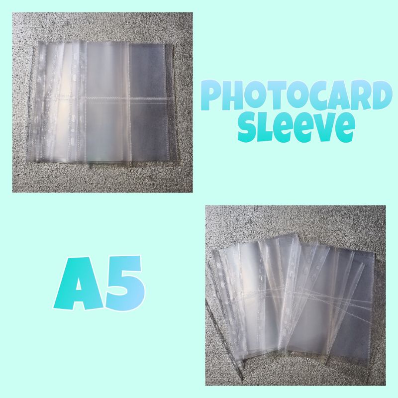 

Bantex/Bambi/Sultan Collector Photocard/Pc Pocket Sleeve Size A5 - 1P/2P/4P - 2/3/4/6 ring