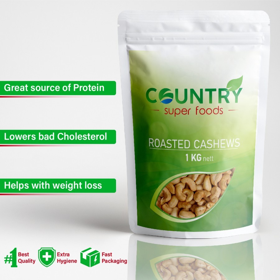 

[ 1 Kg ] Roasted Cashews | Kacang Mede/Mete Panggang - 1kg