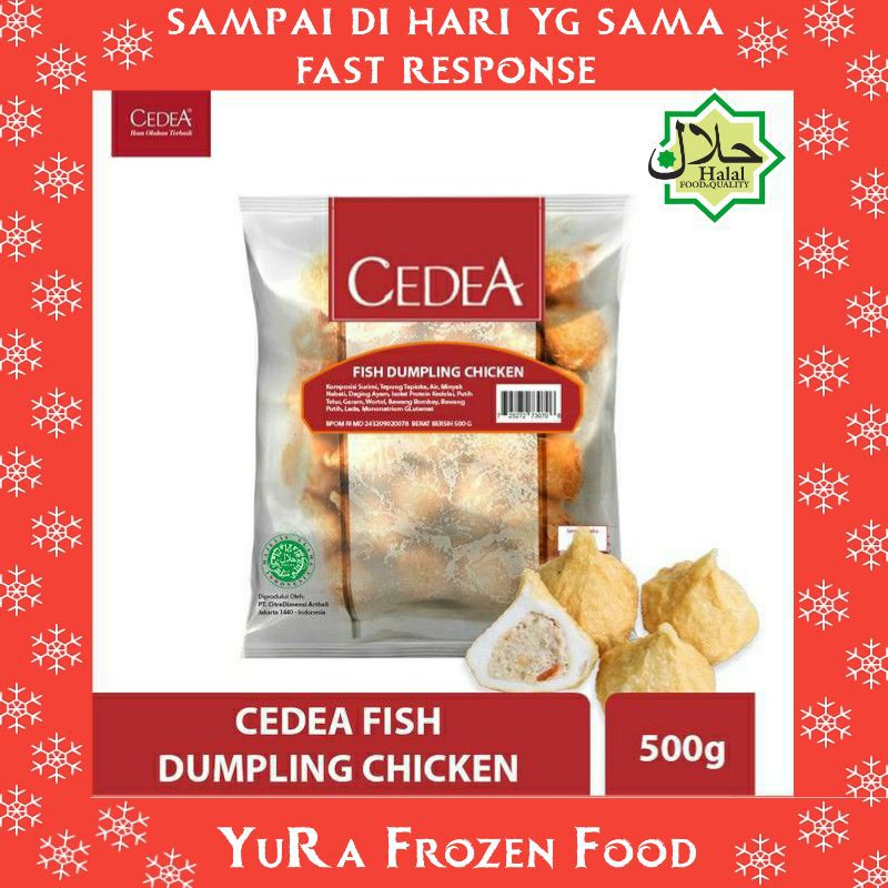 

CEDEA Fish Dumpling Chicken 500gr Makanan Halal Enak Yura Frozen Food Murah