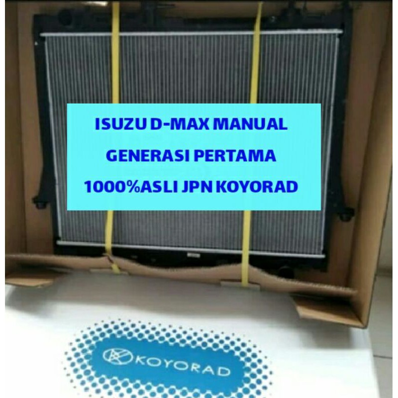 Radiator ISUZU dmax manual koyorad