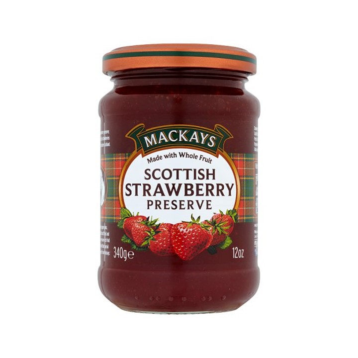 

Mackays Scottish Strawberry Preserve Jam 340gr