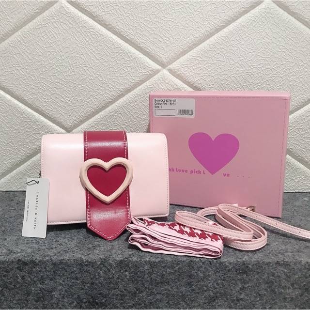 Tas cnk pink love bag