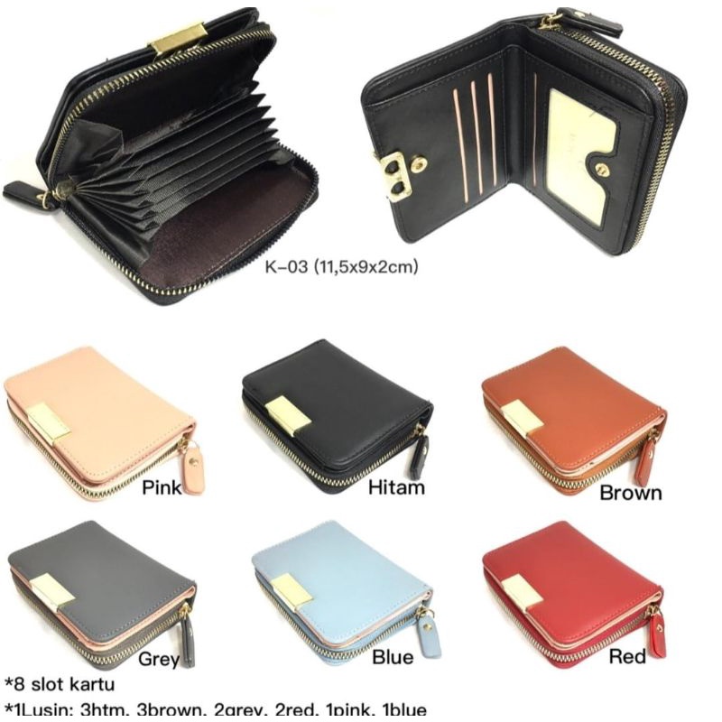 DOMPET LIPAT WANITA K.03 MORTEGA BAHAN PU