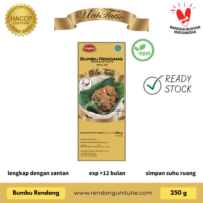 

Bumbu Rendang Instan Unitutie - Bundling 087