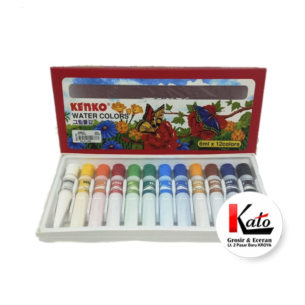 

KENKO Water Colors 12pcs 6mlx12warna